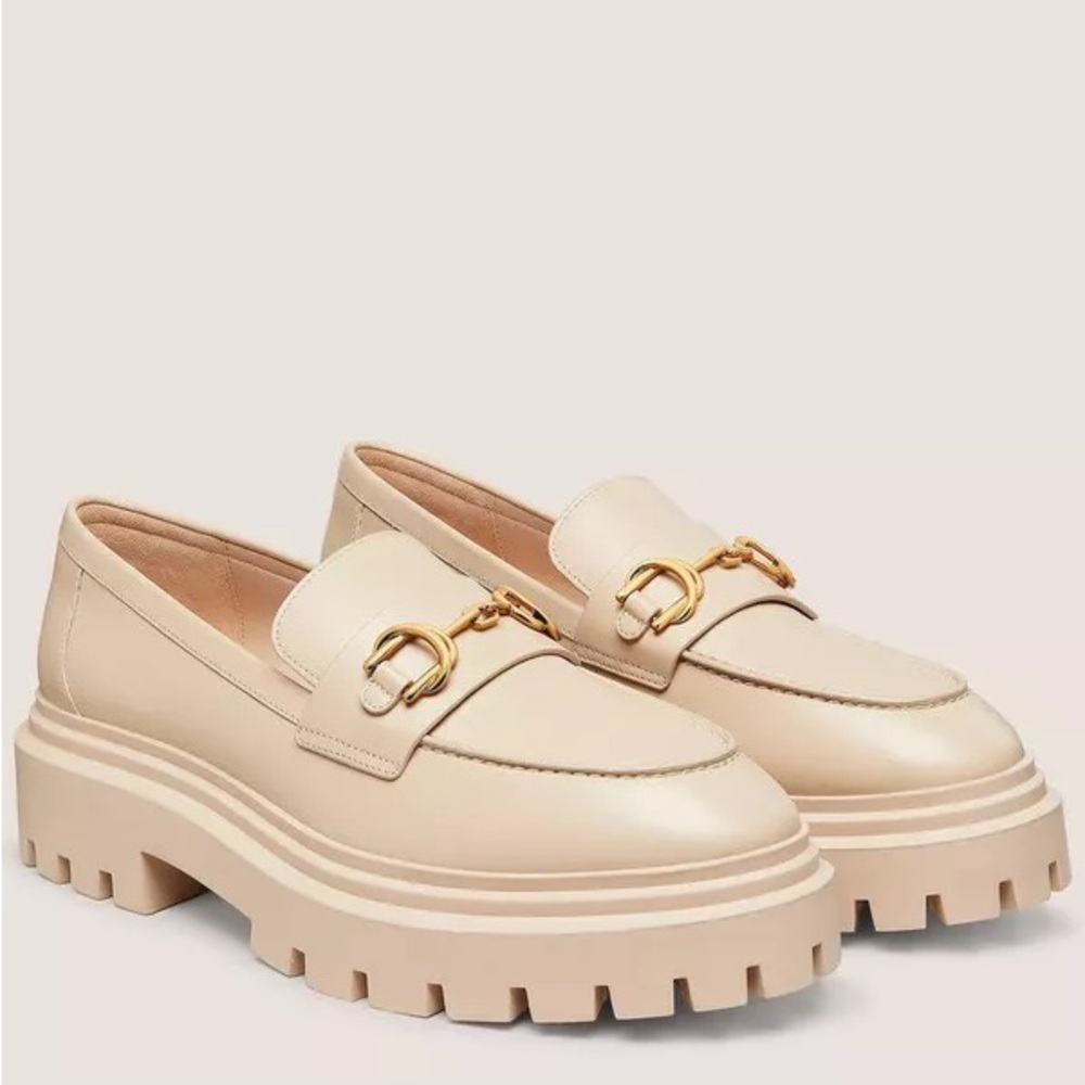 Stuart Weitzman OWEN BUCKLE ULTRA LUG LOAFER 10.5